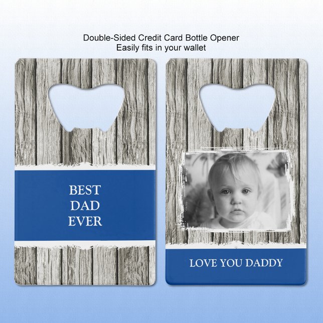 Faux rustic wood 1 photo daddy grey blue (Creator Uploaded)