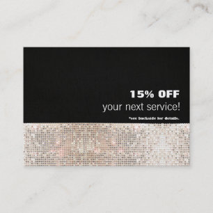 Faux Sequins Hair Salon and Spa Discount Coupon 2