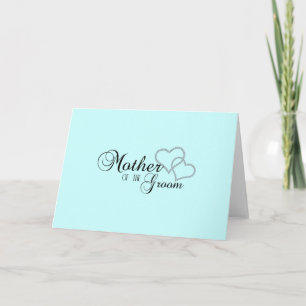 Faux Show Mother of the Groom Card
