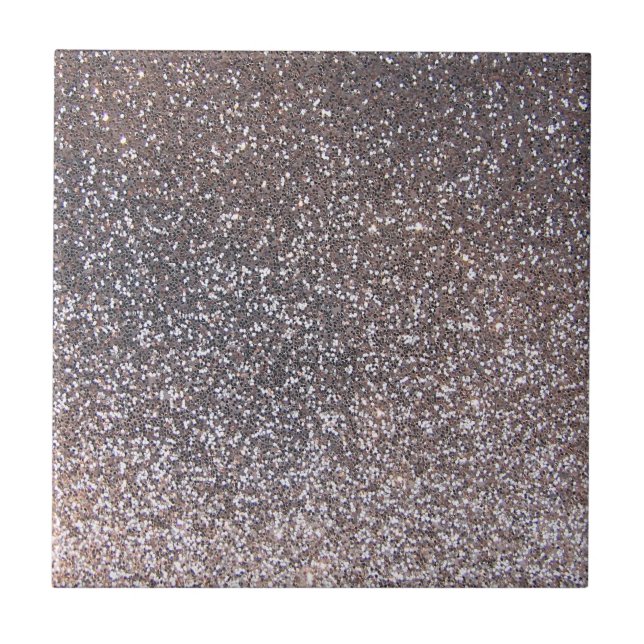 Faux Silver glitter graphic Tile (Front)