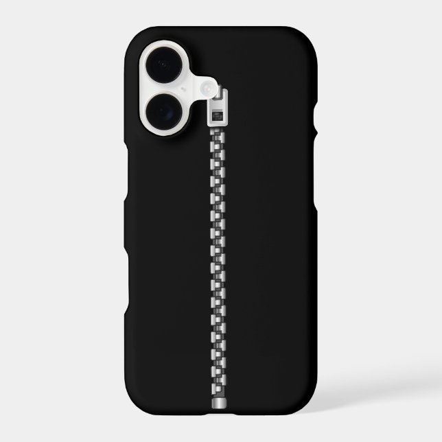 Faux Silver Zipper (Back)