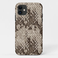 Faux Snakeskin Print