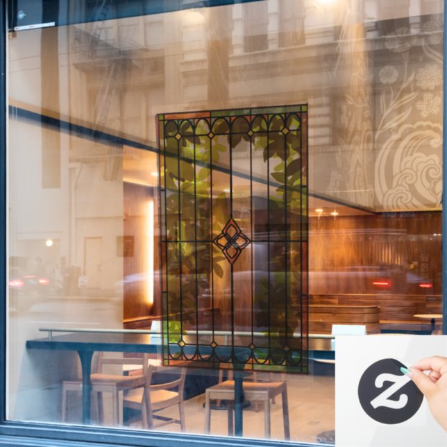 Faux Staine Glass Window (Cafe Window)