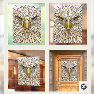 Faux Stained Glass Eagle Art Opaque
