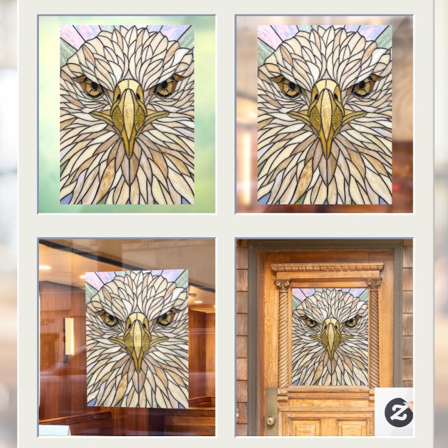 Faux Stained Glass Eagle Art Opaque (Creator Uploaded)