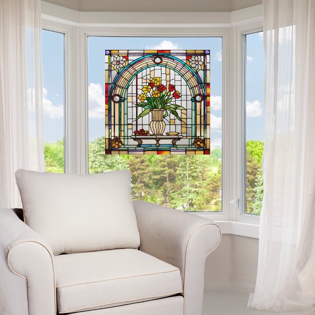  Faux Stained Glass Flowers in a Vase (Creator Uploaded)