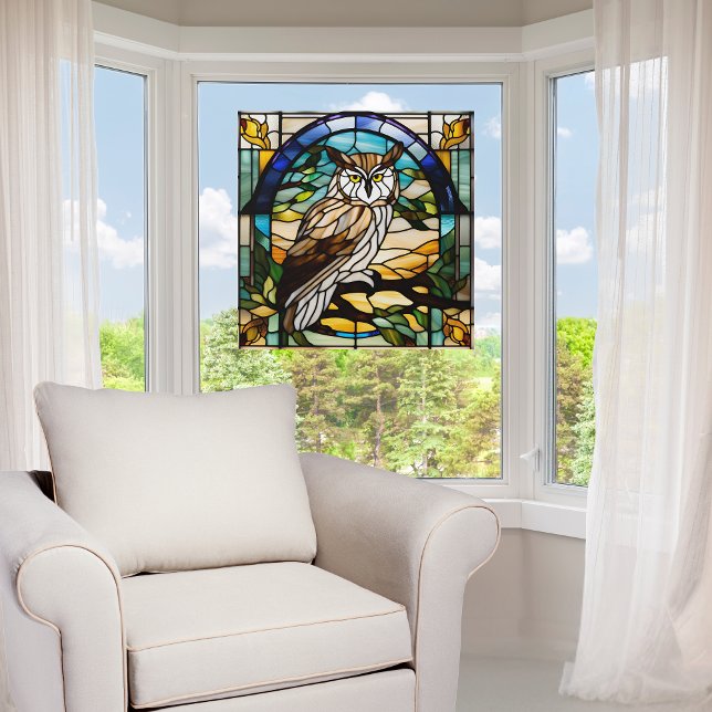 Faux Stained Glass Owl  (Creator Uploaded)