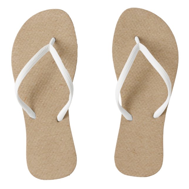 Faux Tan Cork Pattern Jandals (Footbed)