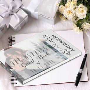 Faux Vellum   Our  Wedding   Photo Guest Book