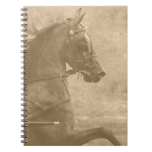 Faux Vintage Hackney Spiral Notebook