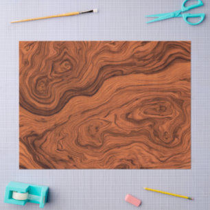 Faux Walnut Pattern  Tissue Paper