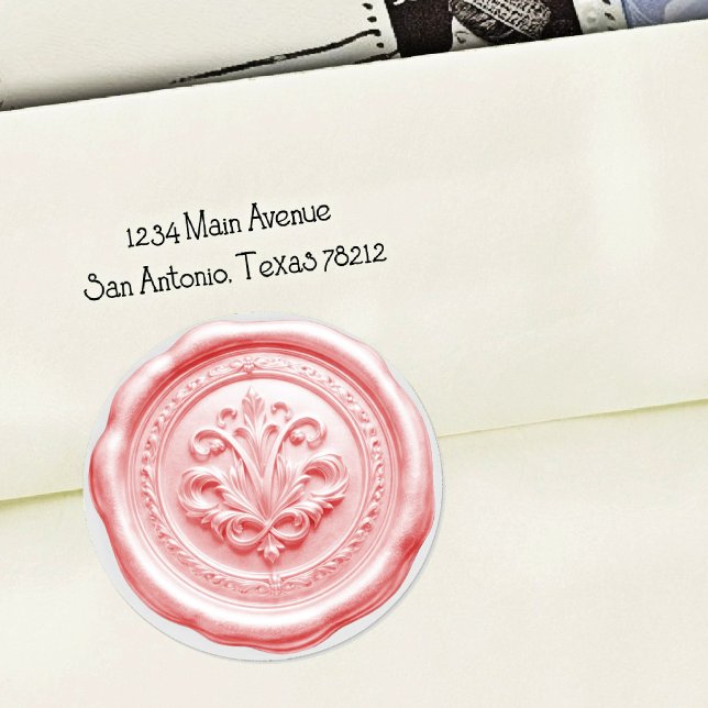 Faux Wax Envelope Seal Style 4 Red 14 (Creator Uploaded)
