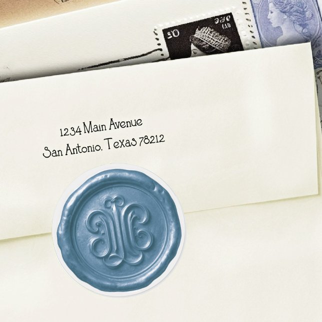 Faux Wax Seal Deep Impression Blue (Creator Uploaded)