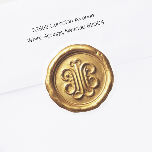 Faux Wax Seal Deep Impression Gold (Creator Uploaded)