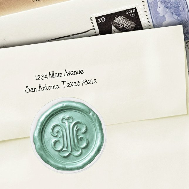 Faux Wax Seal Deep Impression Green 5 (Creator Uploaded)