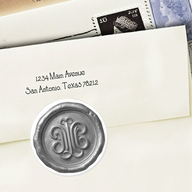 Faux Wax Seal Deep Impression Grey (Creator Uploaded)