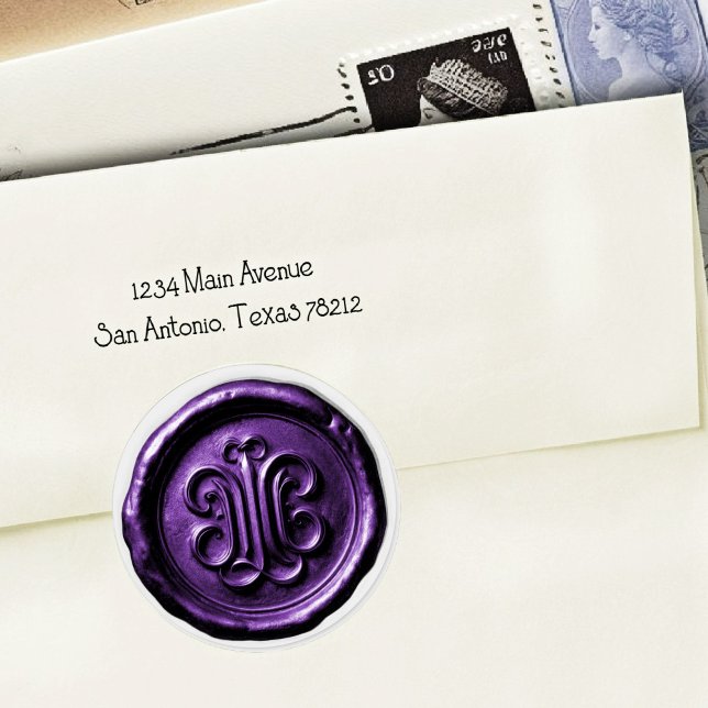Faux Wax Seal Deep Impression Purple 3 (Creator Uploaded)