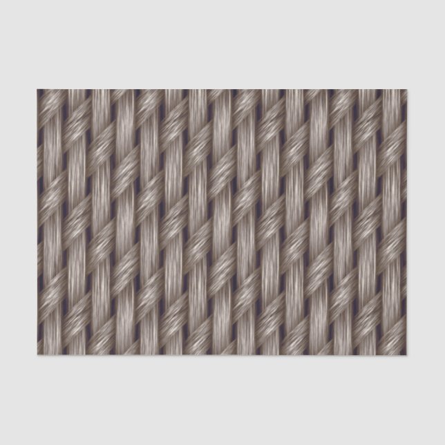 Faux Weave 4 Decoupage Tissue Paper (Front)