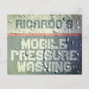 Faux wet surface texture flyer