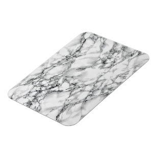 Faux White Marble Magnet