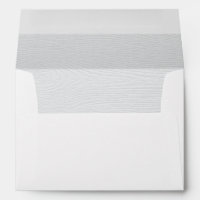 Faux wood embossed wedding invitation envelope