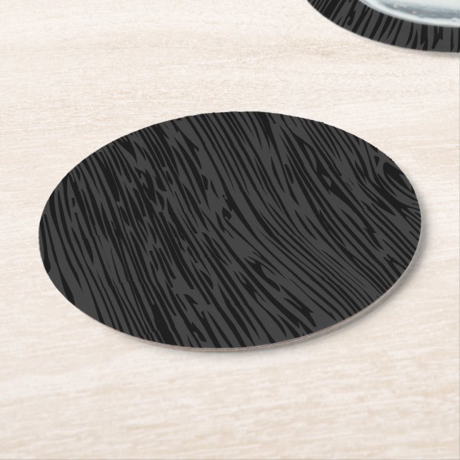 Faux Wood For Spirit Board Halloween Paper Coaster (Angled)