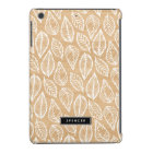 Faux Wood | Leaves Pattern Custom iPad Mini Case