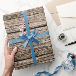 Faux wood Rustic pattern wrapping paper