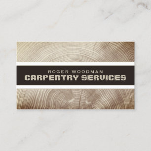 Faux wood texture and stripe  business card