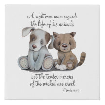 Faux Wrapped Canvas Print