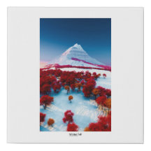 Faux Wrapped Canvas Print