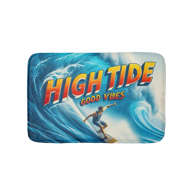 Faux Wrapped Canvas Print Bath Mat (Front)