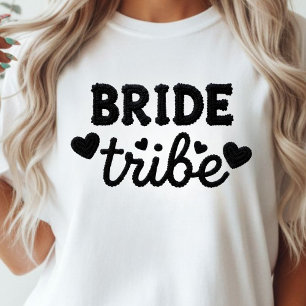 Faux Yarn Bride Tribe Bachelorette  Tri-Blend Shirt