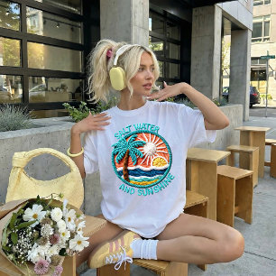 Faux Yarn Salt Water and Sunshine Tri-Blend Shirt