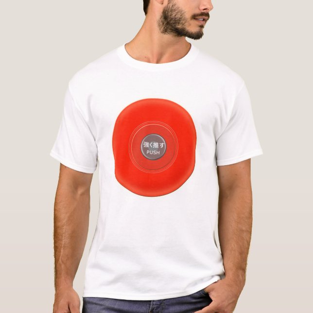 fave button T-Shirt (Front)