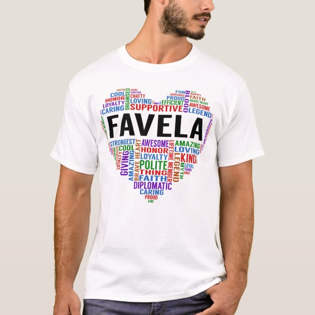 FAVELA Legend Heart T-Shirt (Front)