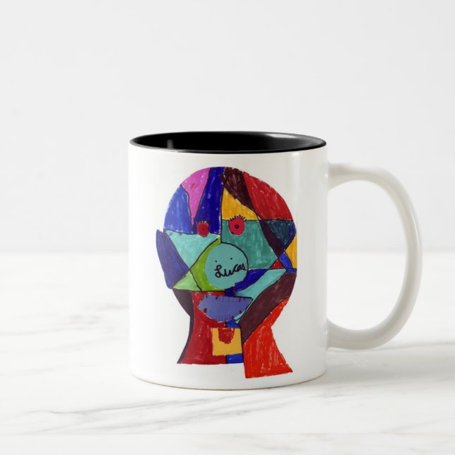 Favero-Lucas H Two-Tone Coffee Mug (Right)