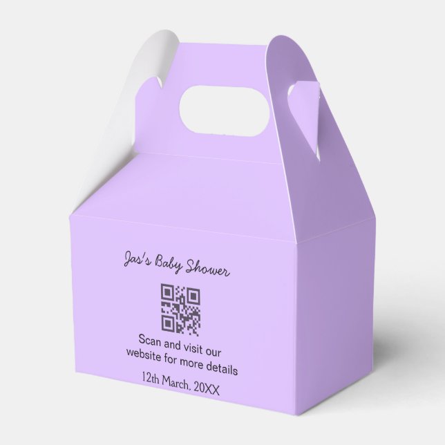 Favor Box (Front Side)