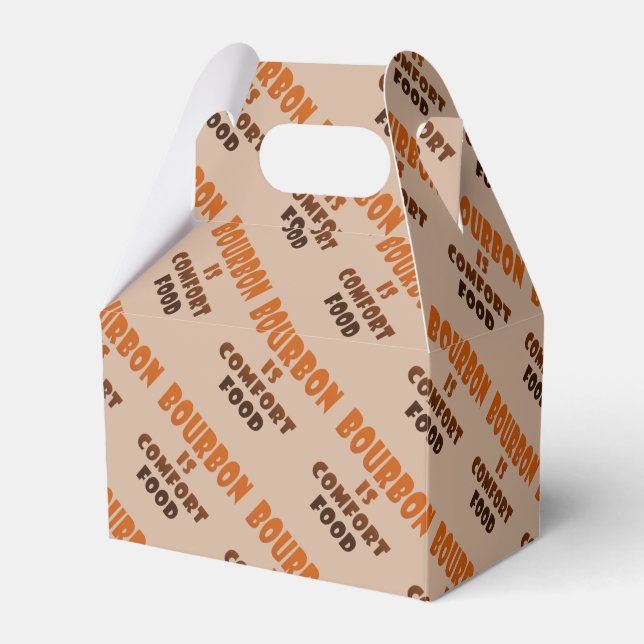 FAVOR BOXES - BOURBON is Comfort Food (Front Side)