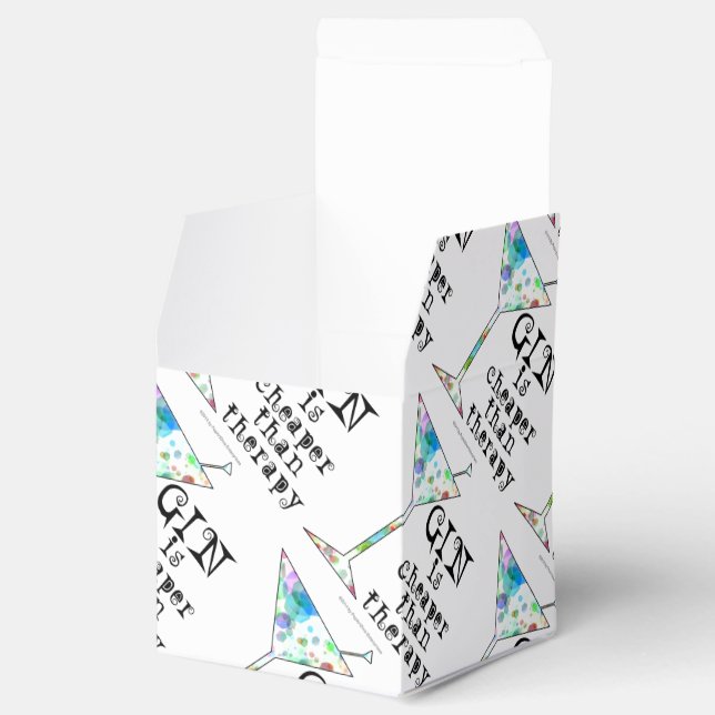 FAVOR BOXES - GIN IS CHEAPER THAN THERAPY (Opened)