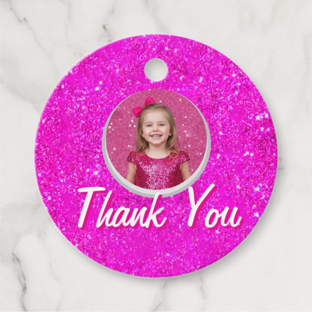 Favor Tags Doll Birthday Party (Front)