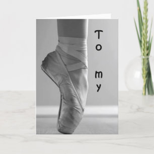 FAVORITE BALLERINA HAPPY BIRTHDAY CARD