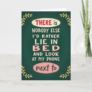 Favorite Bed Phone Partner Card