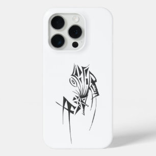 Favorite Black White Abstract Tribal Tattoo Art iPhone 15 Pro Case