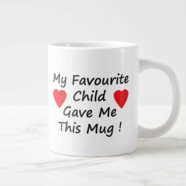 Favorite Child Large Coffee Mug (Right)