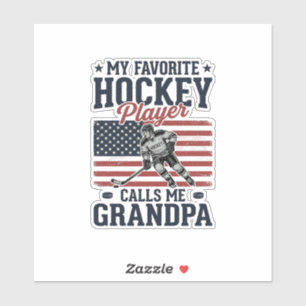 Favorite Hockey Player Calls Me Grandpa Vintage Sh