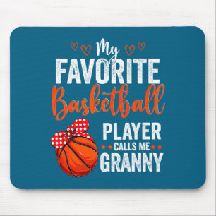 Favorite players call granny basketball gra t shir mouse pad