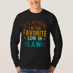 Favorite Son in Law   from Father Mother in Law T-Shirt