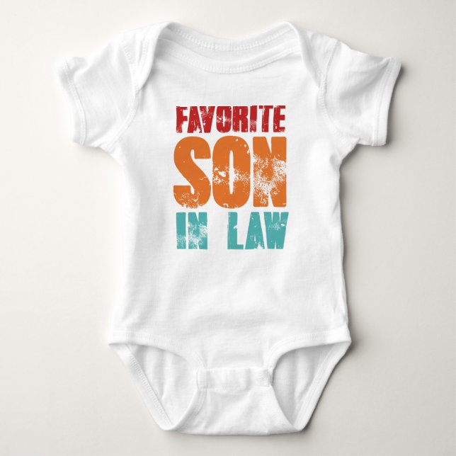 FAVORITE SON IN LOW BABY BODYSUIT (Front)