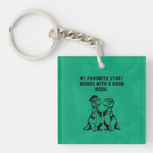 Favorite Story Good Book Lover Reading Design Key Ring